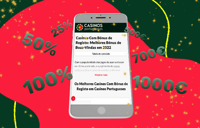 Percentagens em Bónus de Casino